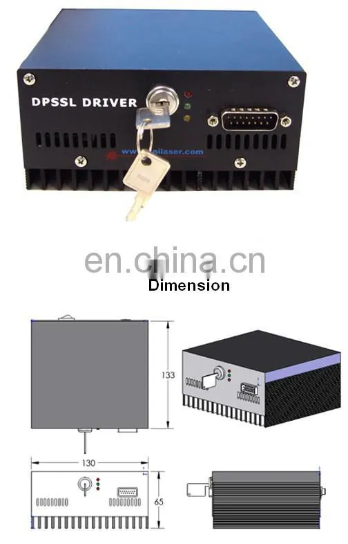 CNI 633nm 100mw Red Diode laser