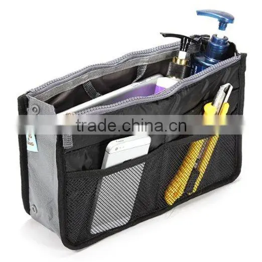 Women Travel Makeup Insert Handbag Organiser Purse Large Liner Organizer Bag