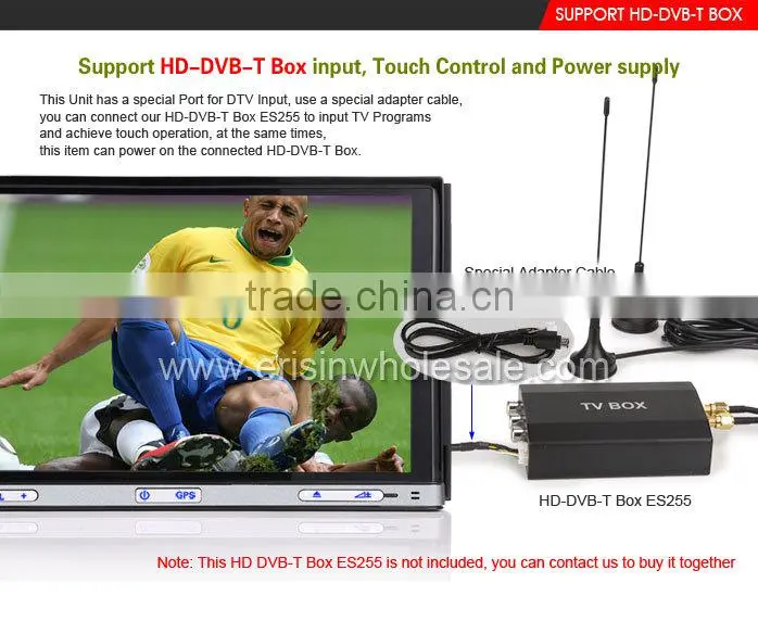 ES7051M 7" 2 Din Car DVD Player with 3G GPS Radio VMCD Win8 UI