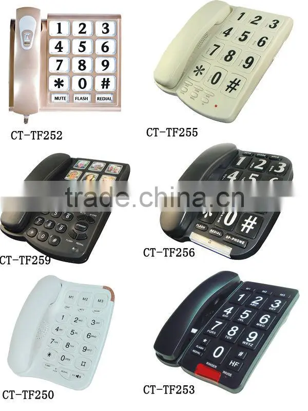 rj11 6p2c telephone plugs for big picture button telephone