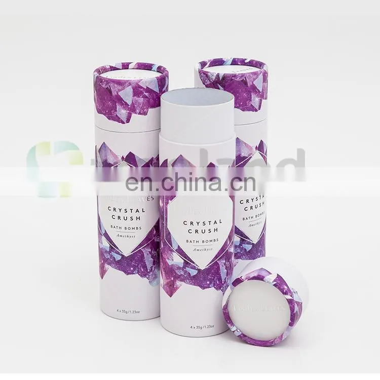 Manufacture Cylinder Bath Bomb Packaging Paper Cardboard Packaging Boxes