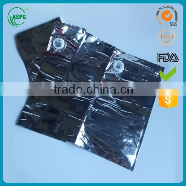 Factory direct custom size aluminum foil wine bag in box 3L/5L/10L