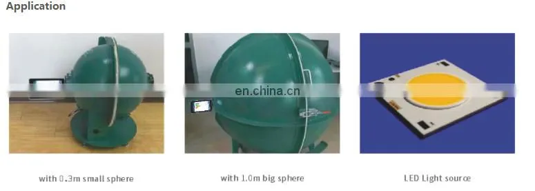 350A 380-780nm flux meter Portable Lumen Led photometric Testing Equipment everfine spectrometer