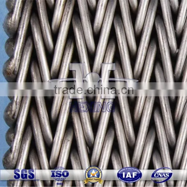 Stainless Steel Compound Balanced Weave Conveyor Belt