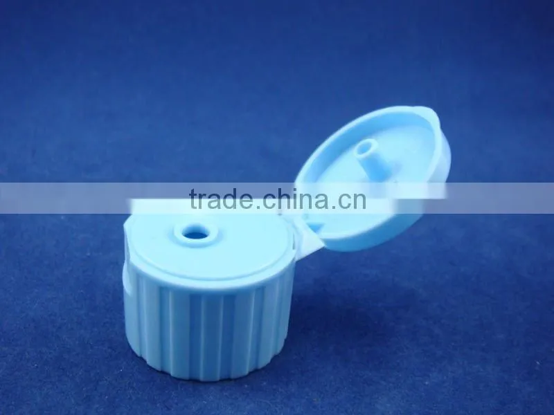 blue flat bottle lid