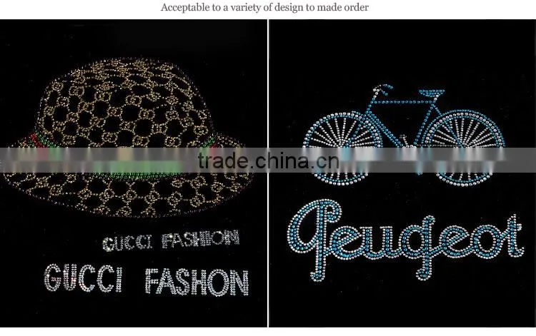 Hot Sale Star Pattern Eastern Star Rhinestone Iron On Transfer