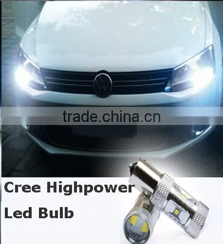 Superbright car led t20 80w Epistar auto led 1156 ,auto led bulb for tail light