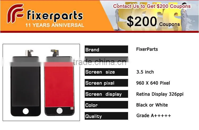 Hot sale good quality For iPhone 4s touch screen lcd digitizer