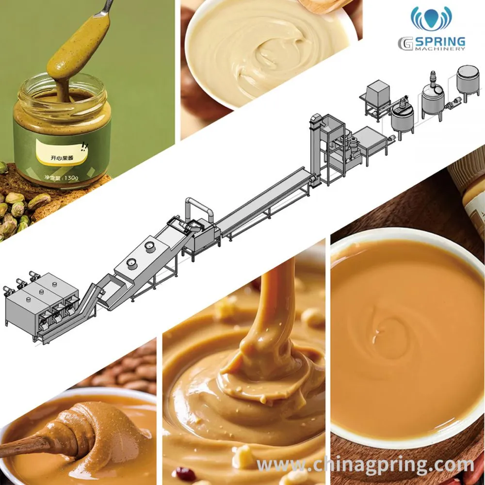 Peanut Butter Production Line, Nut Butter Processing Equipment @Gspring Machinery