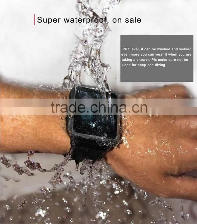 Heart rate Leather strap Bluetooth Watch Phone with luxury giftbox