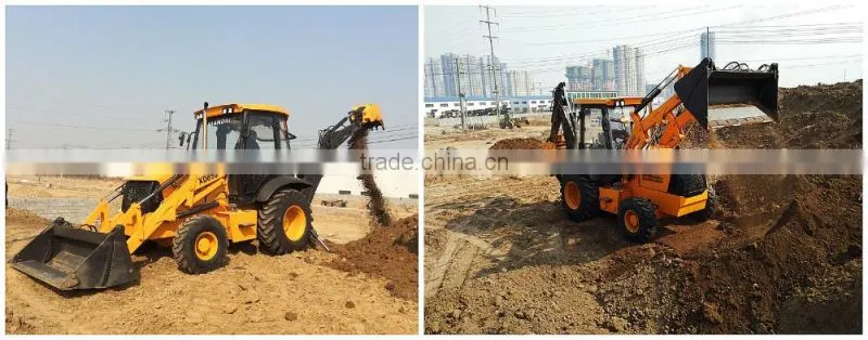 Top brand XD850 2 ton Backhoe Loader