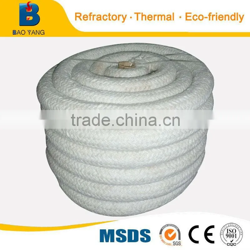 Round braided Ceramic Fiber Textiles Rope