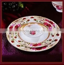 56 pcs new house ceramic and porcelain dinner plate set for family