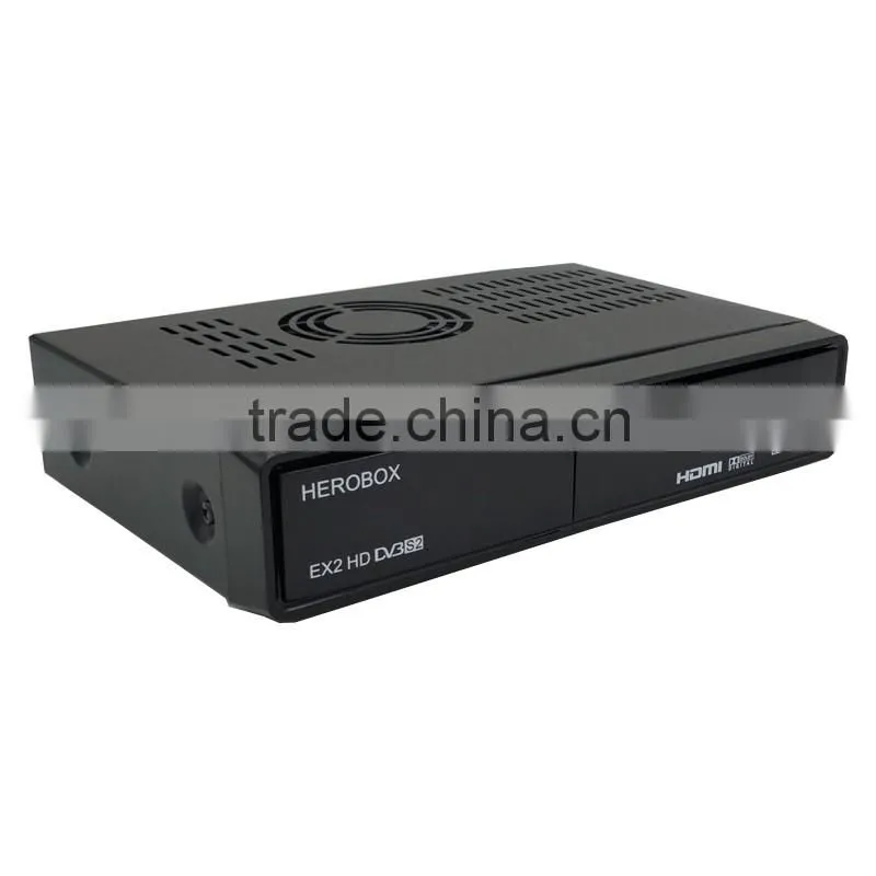 Satellite receiver genuine Herobox EX2 HD DVB-S2 with BCM7358 752MHZ MIPS Processor dual core