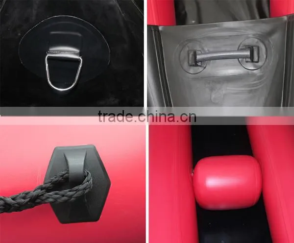 PVC inflatable kayak CE plate floating boat handmade factory export best design