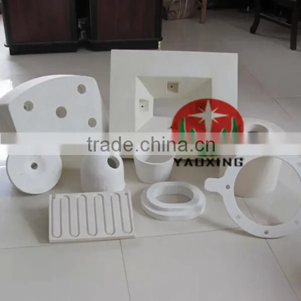 aluminium water plug head ceramic fiber shape vacuum formed ceramic shapes ceramic fiber gasket