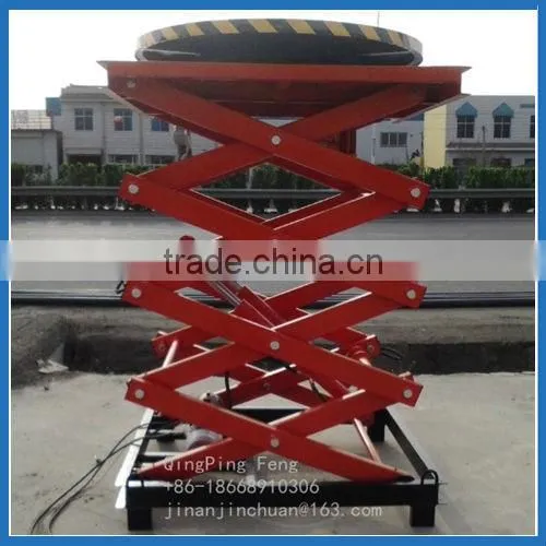 With CE certificate high quality hydraulic scissor lift stage/7m