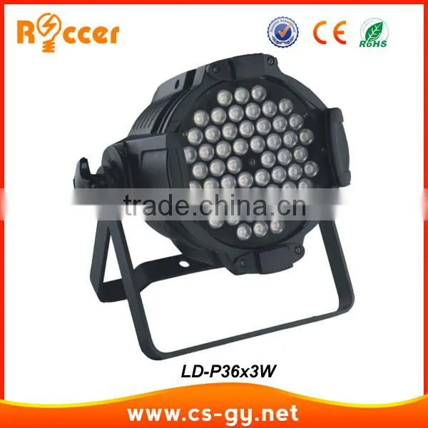 high quality 36x3W led aluminum par light