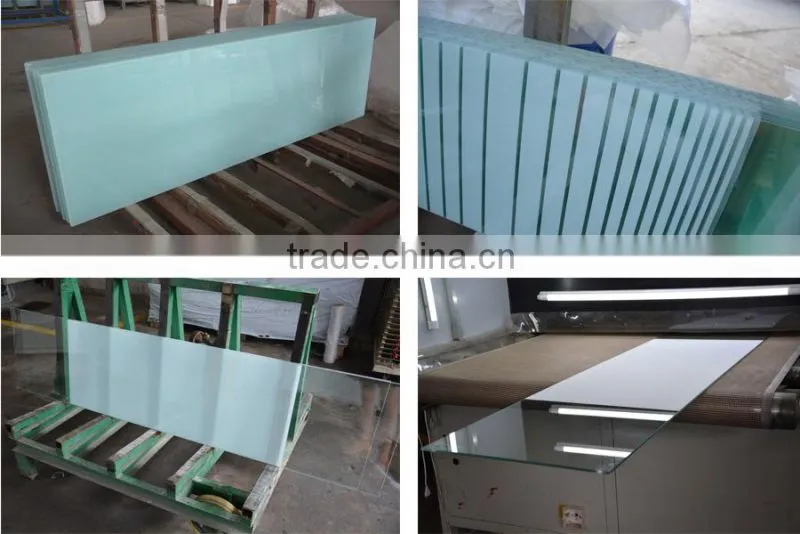 6mm to 12mm shower door tempered glass with EN12150
