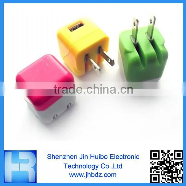 Environmental High Quality Folding Wall Plug Charger Compatible for iphone Charger
