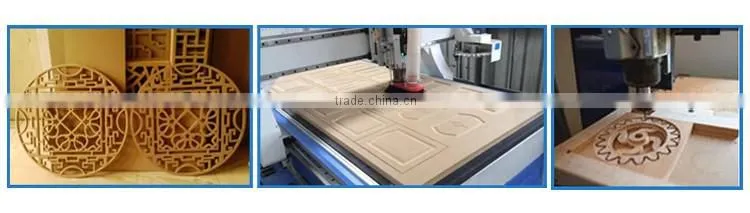 2016 1325 cnc multi process wood cnc router with 3 spindles