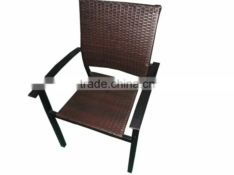 4PCS/SET Coffee Shop Tables And Chairs Wicker Vintage Outdoor Rattan Dining Table And Chair