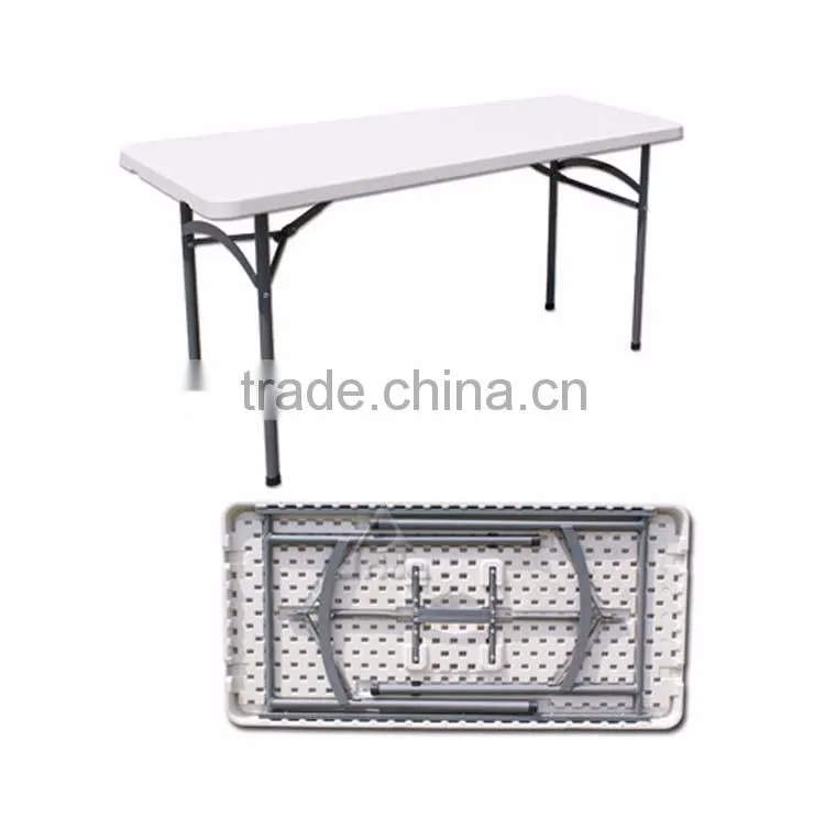 Model Dining Table Easy-handling 4FT Outdoor Sink Table Portable Folding Plastic Table