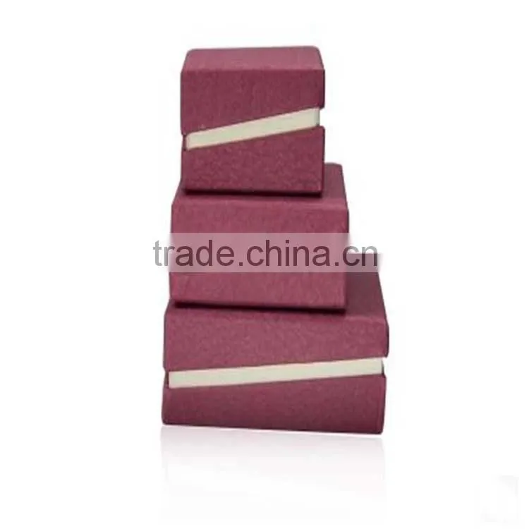 Custom Red Cardboard Boxes Packaging Wholesale Jewelry Paper Gift Box