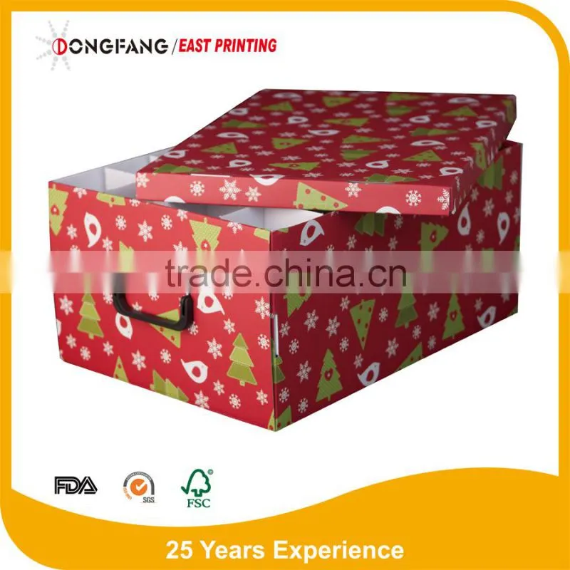 paper storage box with handle