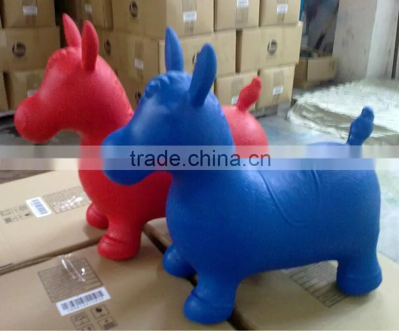 Inflatable horse rider for kids