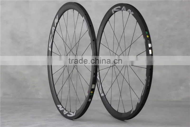 chinese road bike wheels 700c new Novatec hub 38mm clincher 23mm width carbon road bike wheels carbon fiber wheelset