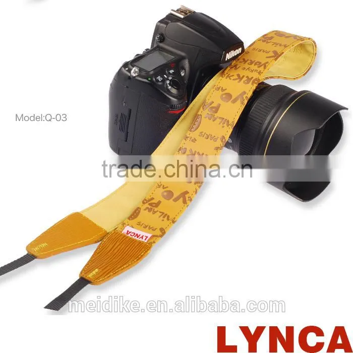 LYNCA Russian series floating leather camera strap for wholesale