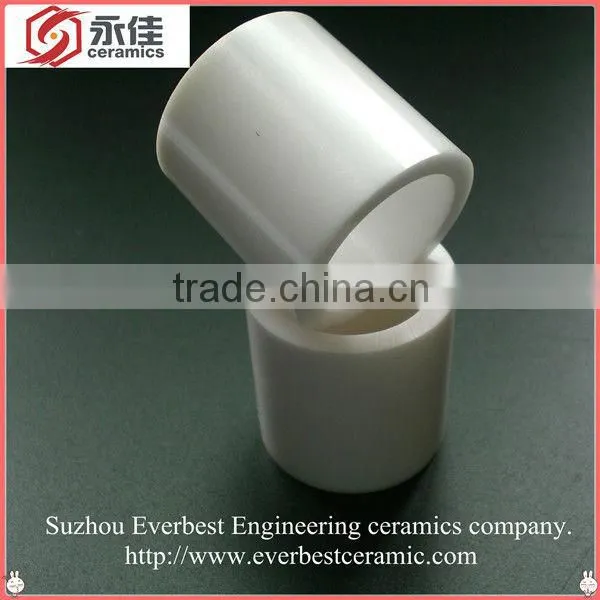 Precision polished zirconia ceramic bushing sleeves