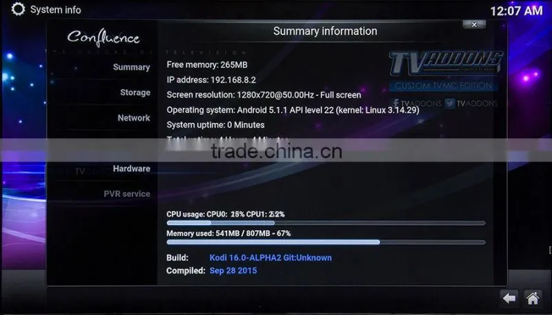 Q box s905 amlogic s905 1gb/8gb kodi quad core tv box kodi Q box s905 tv box kodi