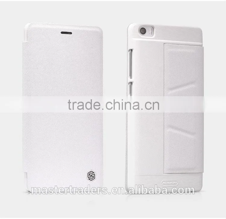 Original NILLKIN Ming Series Stand Holder Flip Wallet PU Leather Case With Card Slot For Xiaomi Note MT-3362