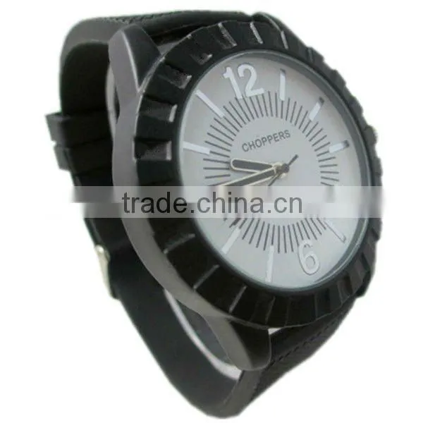 2012 cool silicone band men watches can with your logo