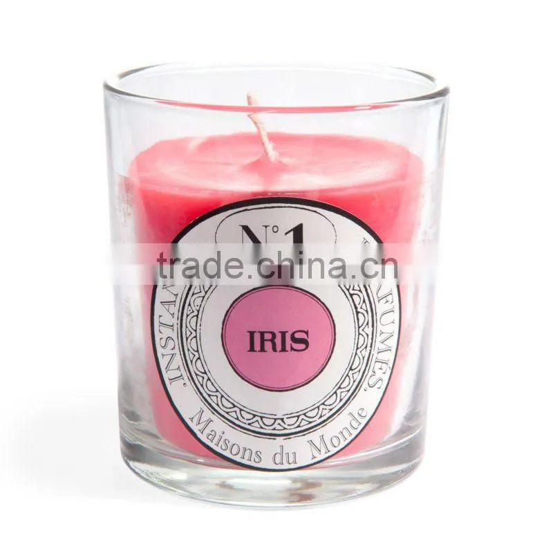 Lotus candle, Scent candle glass