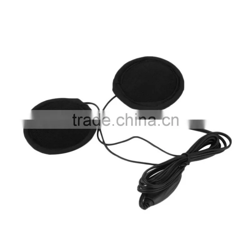 3.5mm Motorbike Motorcycle Helmet Stereo Speakers Headphones Volume Control Earphone for MP3 GPS Phone Music