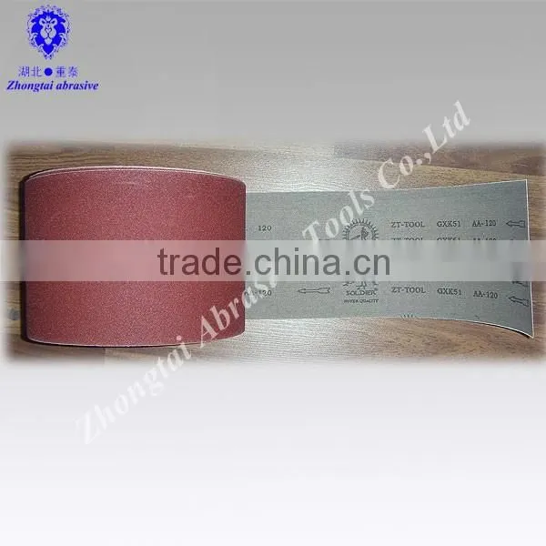 70CM*50m SOLDIER brand GXK51 abrasive cloth roll used for belt