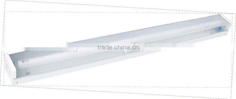 waterproof protective ps cover and white paint metal base 40W inductance dustproof ceiling lamp