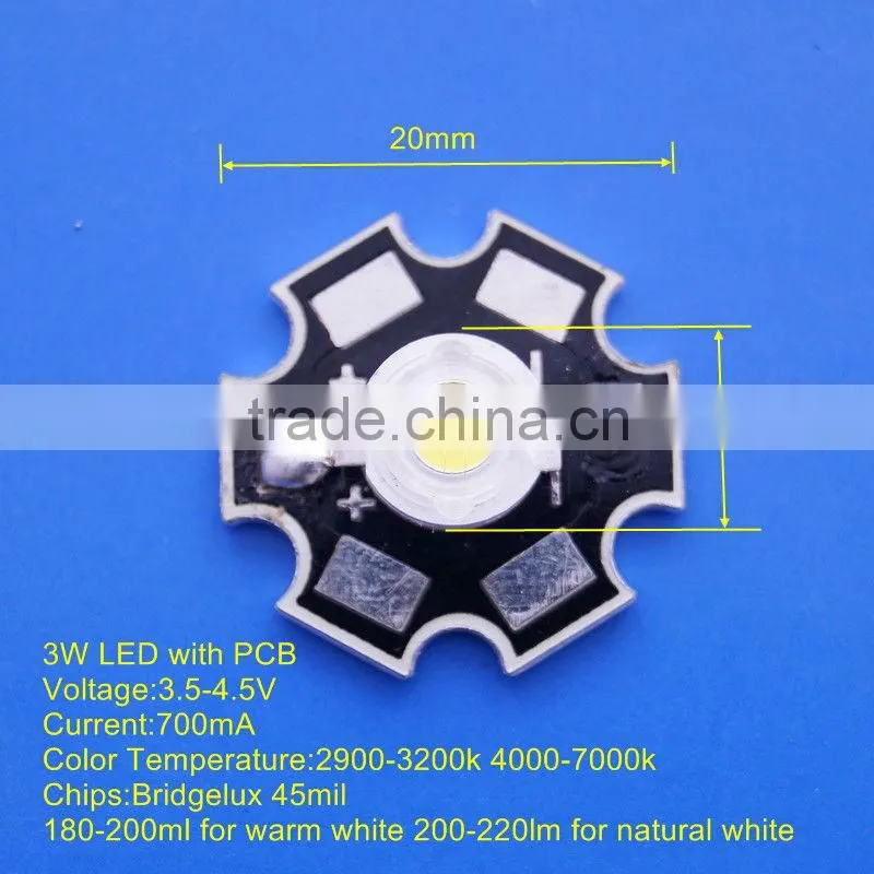 3 watts led heat sink pcb 1w led printed heat sink