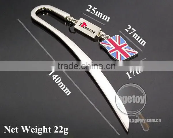 Metal Charm Bookmark