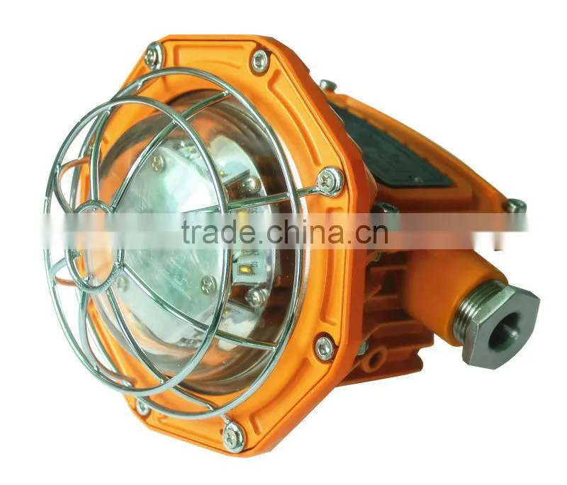 Miniwatt led explosion proof lighting fixture for hazardous environment