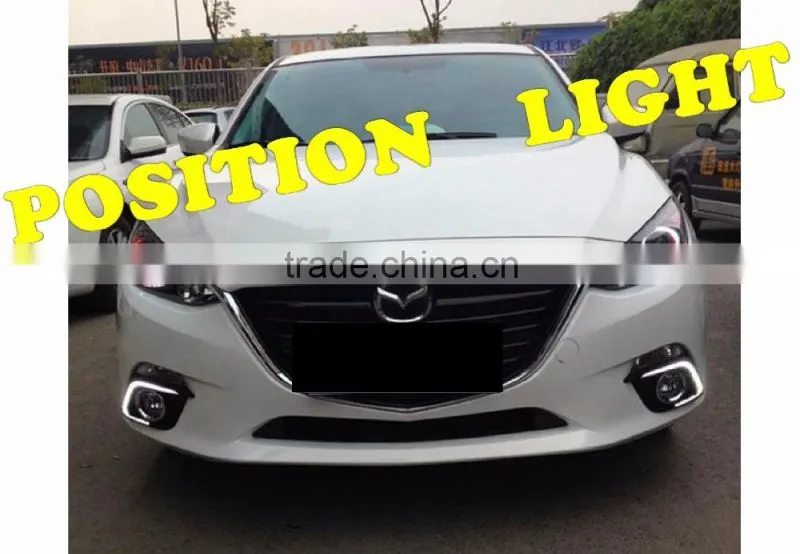 New Design Body Kit FOR MAZDA AXELA LED CAR DRL Daytime Running LIGHT