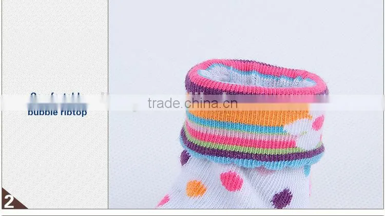 Cute infant and baby socks wholesale custom baby socks dot socks