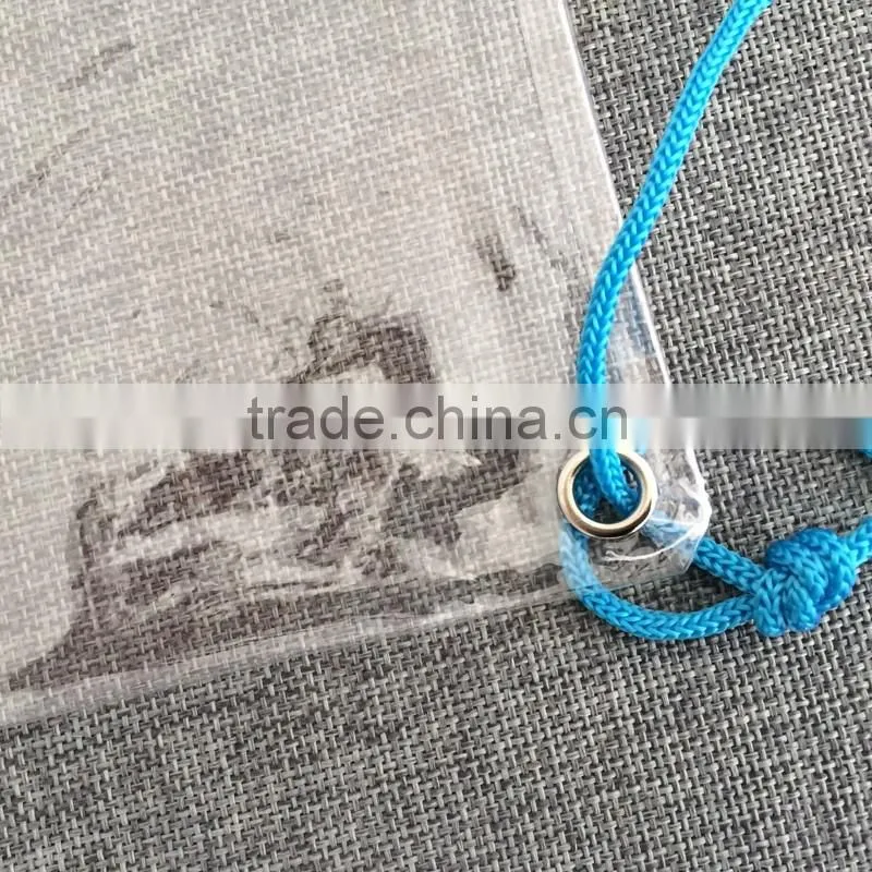 2016 factory directly clear drawstring bag