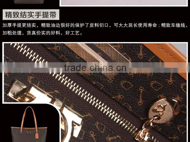 china good Quality Leather Pu Shoulder Hand Bag Women walker tote bag