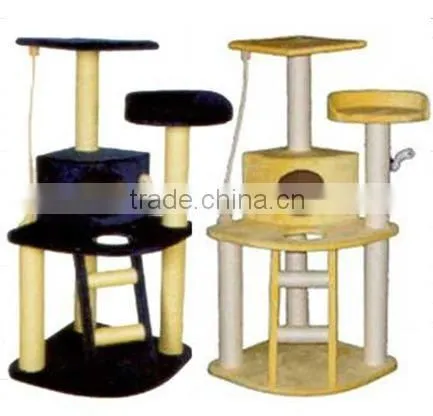 2015 New design hot selling high quality natural cat tree