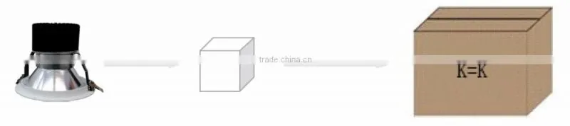CE RoHS SAA TUV GS Certification Anti-glare Commercial COB LED Downlight 22w-100w