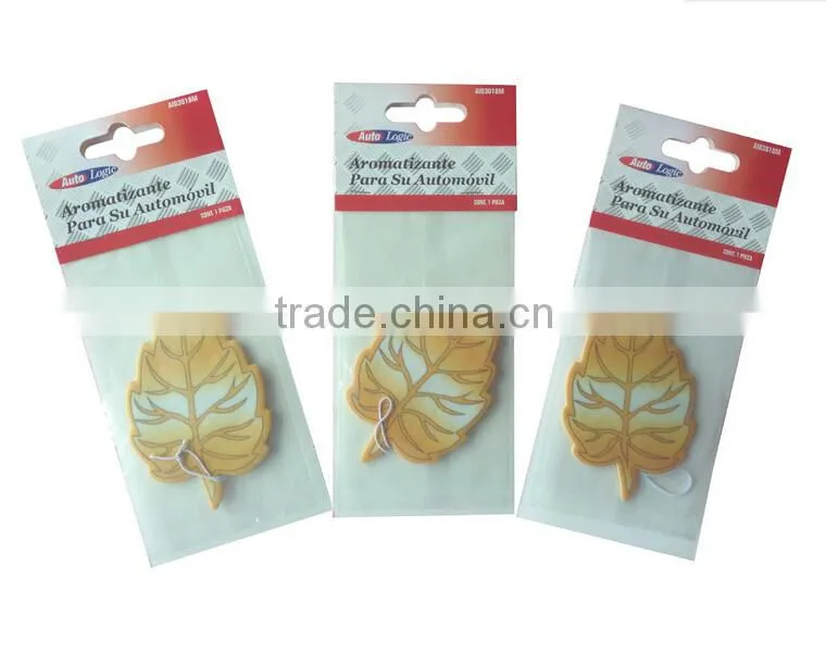 New Design paper air freshener made in china